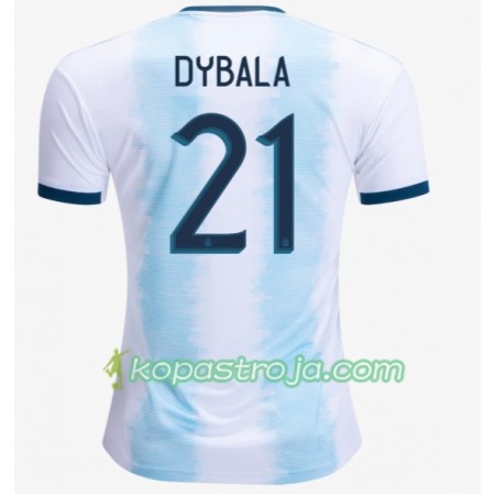 Billiga Fotbollströjor Argentina Paulo Dybala 21 Hemma tröja Copa América 2019 Kortärmad
